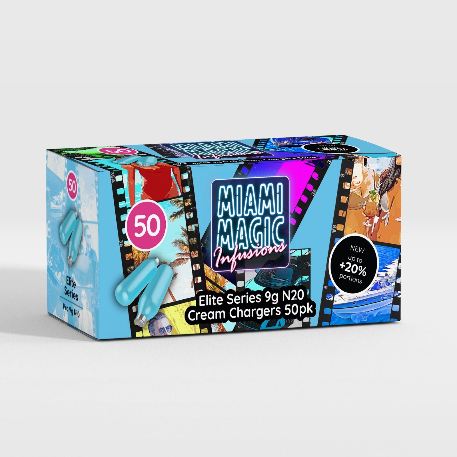 Miami Magic Infusions 9g Cream Chargers 50pks – SupremeWhip US