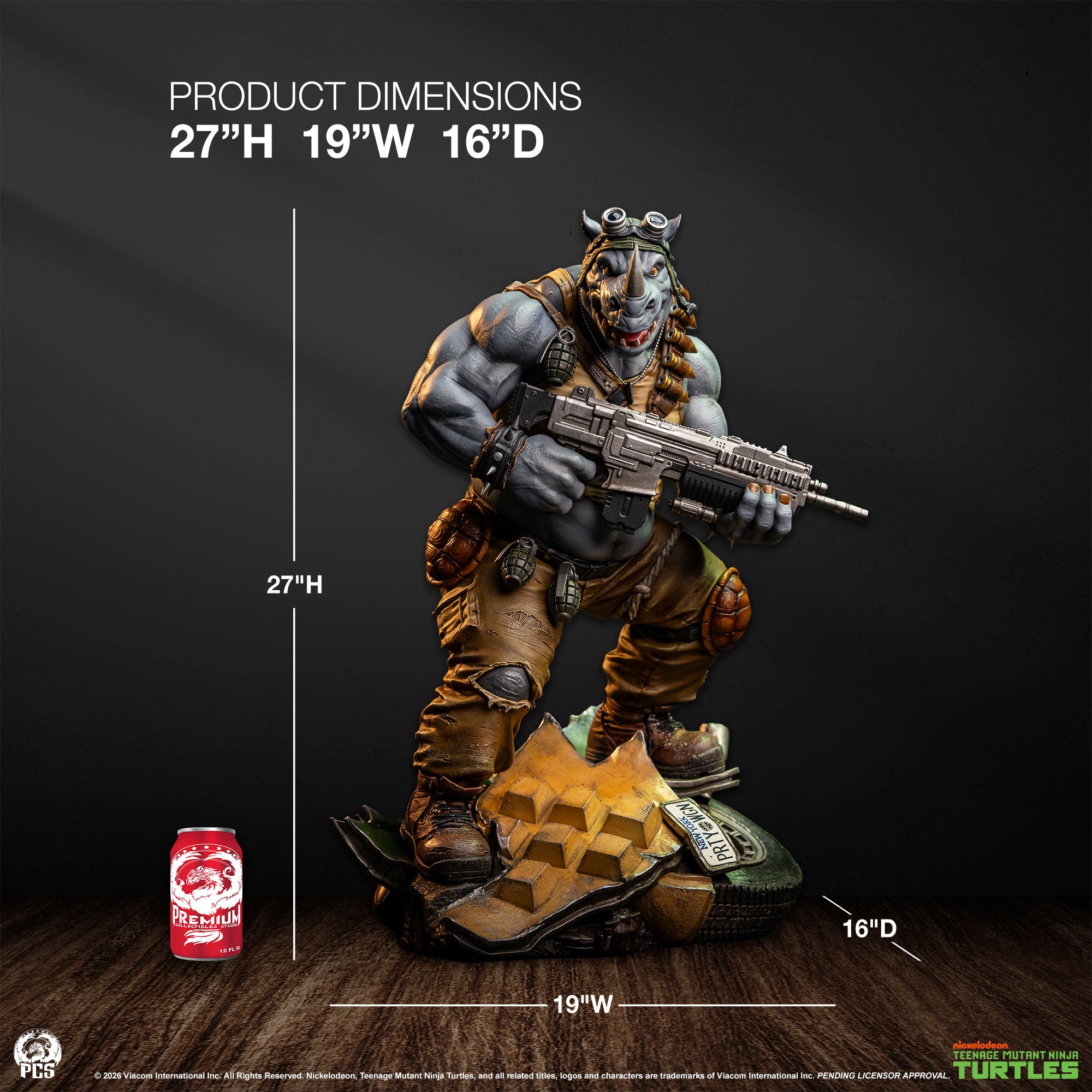 TMNT - Rocksteady 1/3 Scale Statue - Spec Fiction Shop