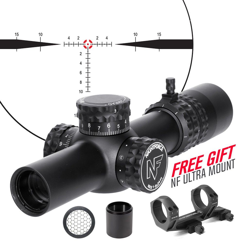 Holy warrior NX8 1-8X24mm FFP 34mm Tube LPVO Riflescope