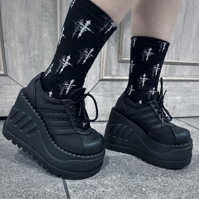 取り寄せ]STOMP-08 / 厚底スニーカー【DEMONIA】 | Spider Rock Web