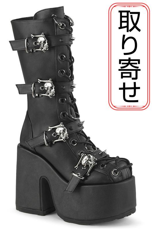取り寄せ]CAMEL-115 / 厚底ブーツ【DEMONIA】 | Spider Rock Web