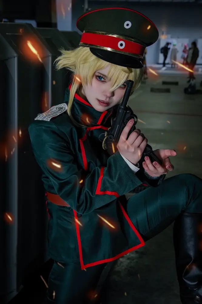 コスプレイヤーらみ『幼女戦記』ターニャ・デグレチャフ 幼さ表現する