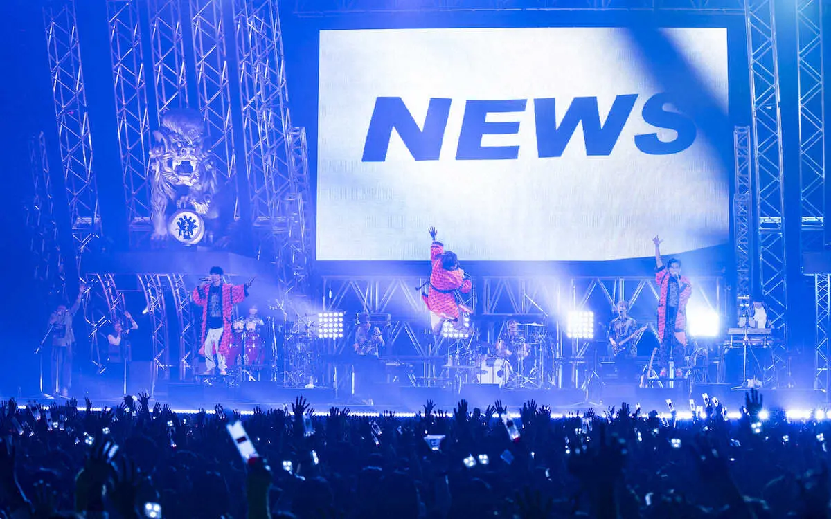 NEWS 「氣志團万博」に初出演 「One Night Carnival」を共演