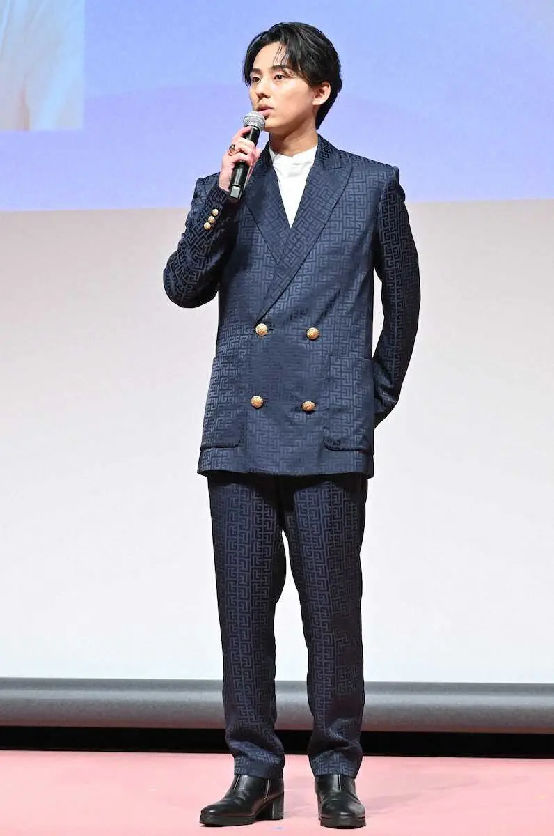 FRAGRANCE DAY 2024に登場した藤ヶ谷太輔（撮影・糸賀日向子