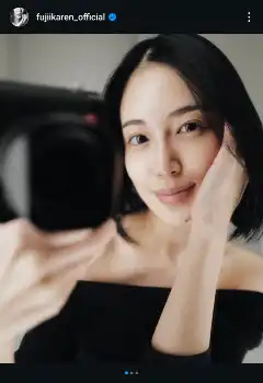 藤井夏恋インスタグラム（@fujiikaren_official）から - スポニチ