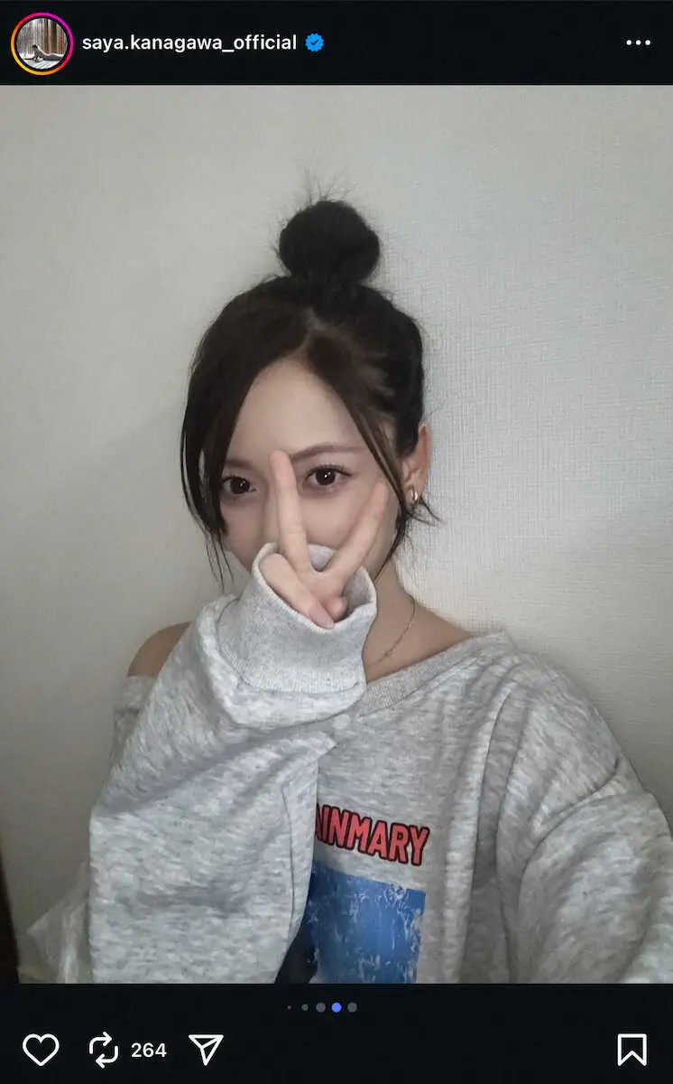 乃木坂46・金川紗耶の公式インスタグラム（＠saya.kanagawa_official