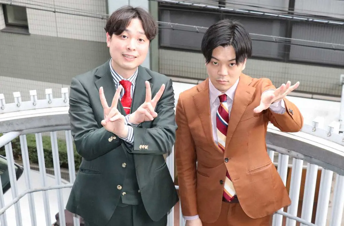 ストレッチーズの福島敏貴（左）、高木貫太 - スポニチ Sponichi Annex