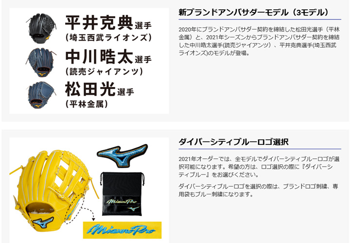 ミズノ 軟式グラブ ミズノプロ オーダーグラブ 軟式オーダー BSS