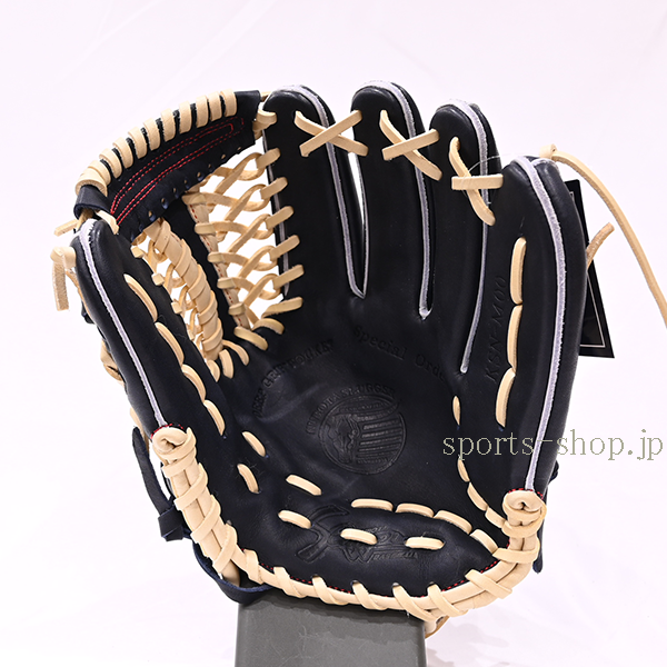 久保田スラッガー 直刺しゅう ラベル 刺繍 限定品 M00型 KSブラック