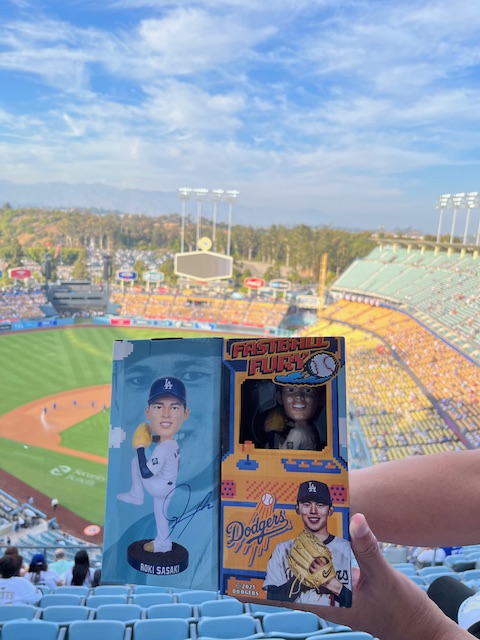 佐々木朗希投手#11ROKI SASAKI 8月4日vs STカージナルス戦、ドジャース