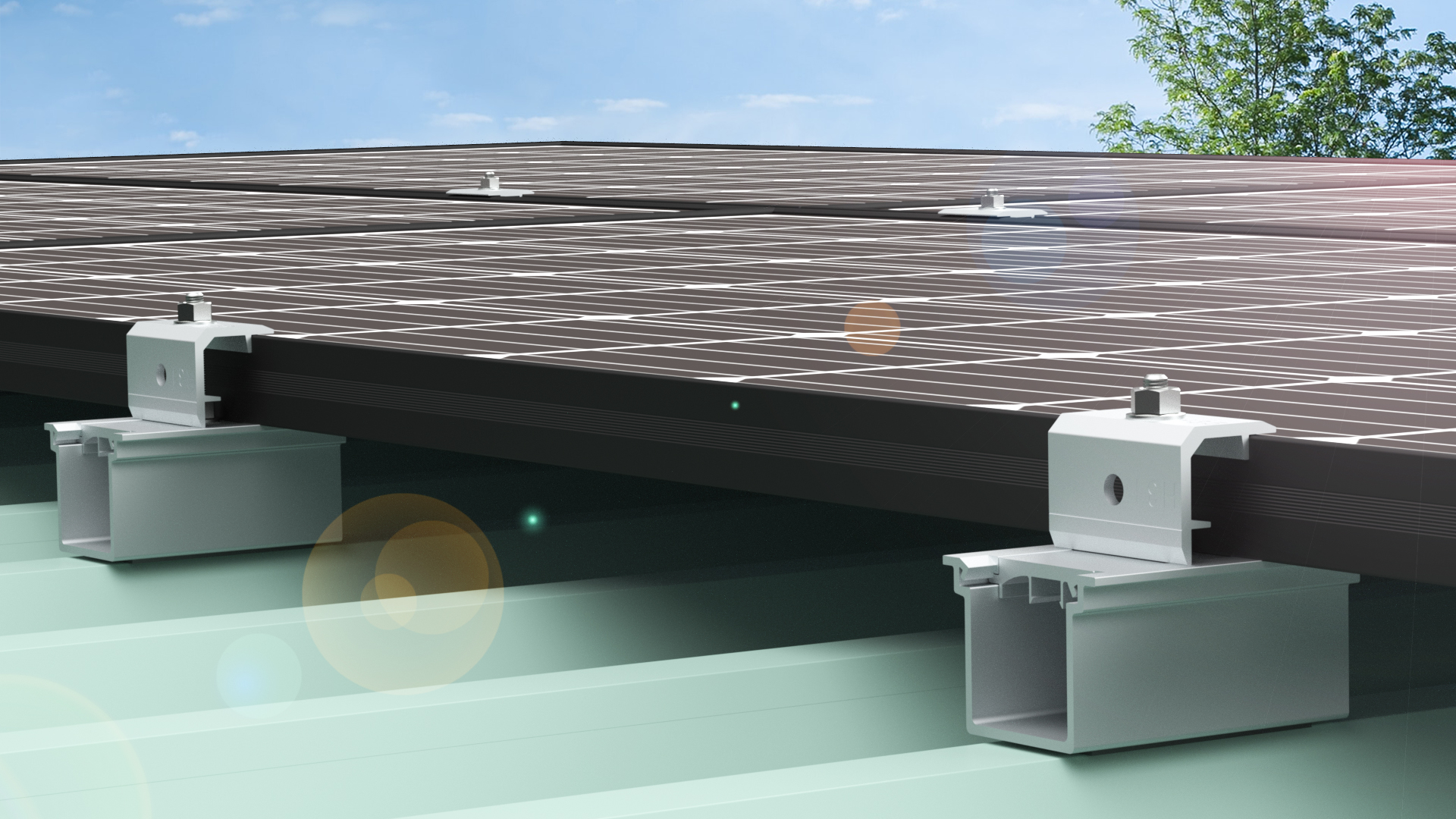 D-FOURS® 重ね式折版 ALⅡ｜雪止め金具、屋根用太陽光架台のスワロー