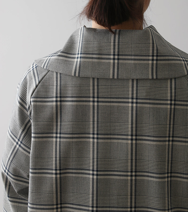 寸法図【NO.606】ラグランスリーブの大きな衿のコート [M便 0/1]の通販