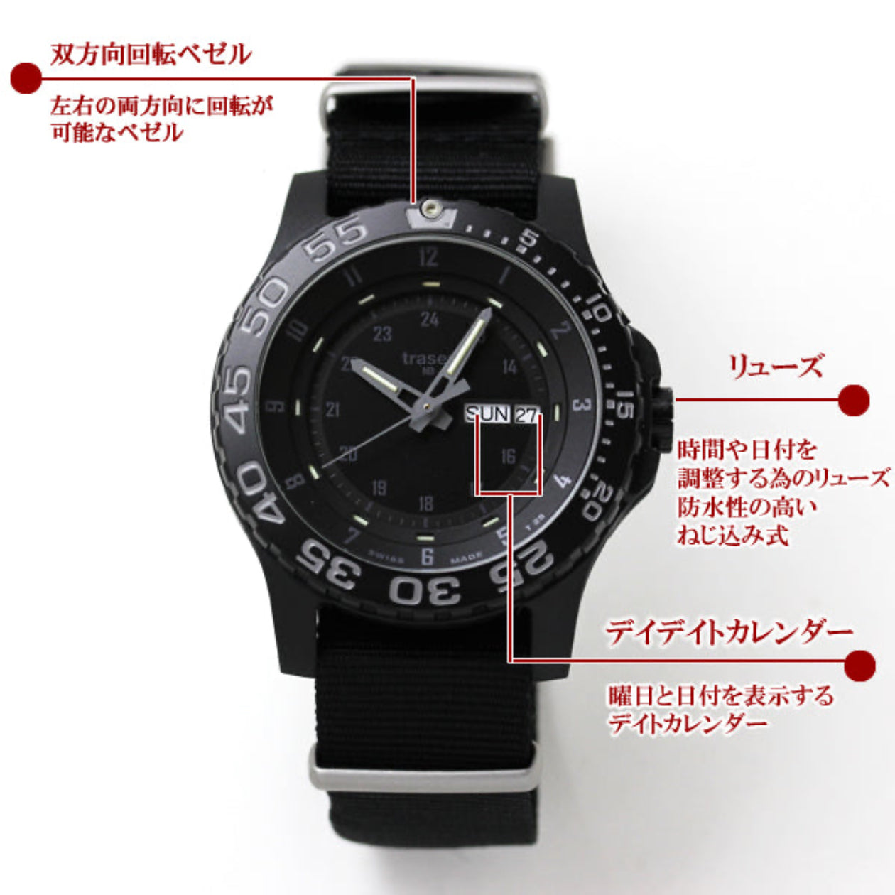 Tracer H3 Type 6 MIL-G Shadow Sapphire P6600.41F.C3.01 Watch