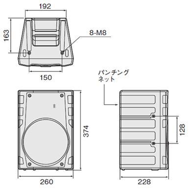 RAMSA WS-AT75-W コンパクトスピーカー(ホワイト) - 業務用撮影・映像