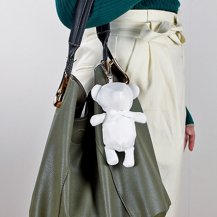 森のエコバッグ ベアー ホワイト CX-91