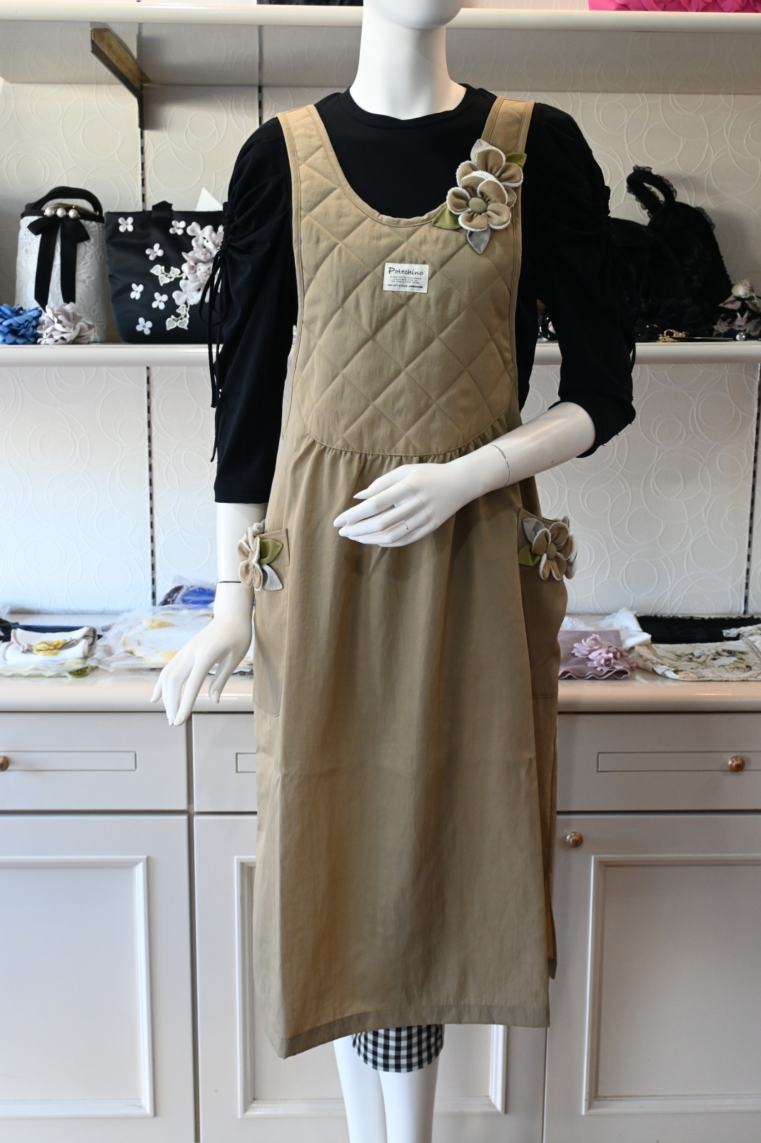 POTECHINO キルトエプロン - 尾道ポテチーノ