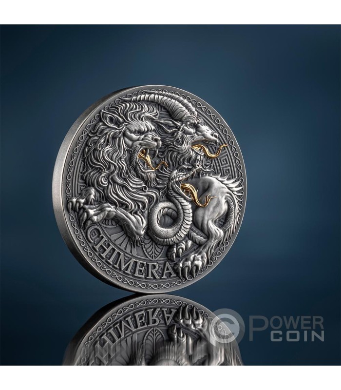 CHIMERA Great Greek Mythology 1 Oz Silver Coin 1000 Francs