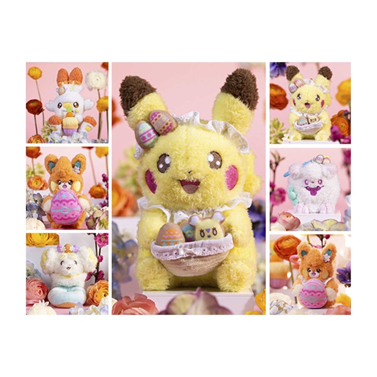Pikachu Happy Spring Plush (2024) - 7 ¾ In. | Pokémon Center