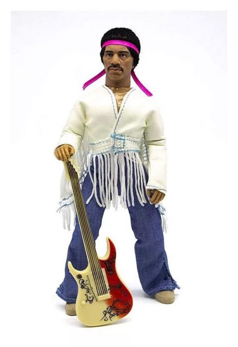 Jimi Hendrix - Jimi Hendrix 8” Mego Action Figure by Mego | Popcultcha