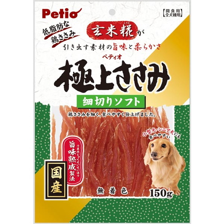 本店限定特価】極上ささみ 細切りソフト 150g | ペティオ オンライン