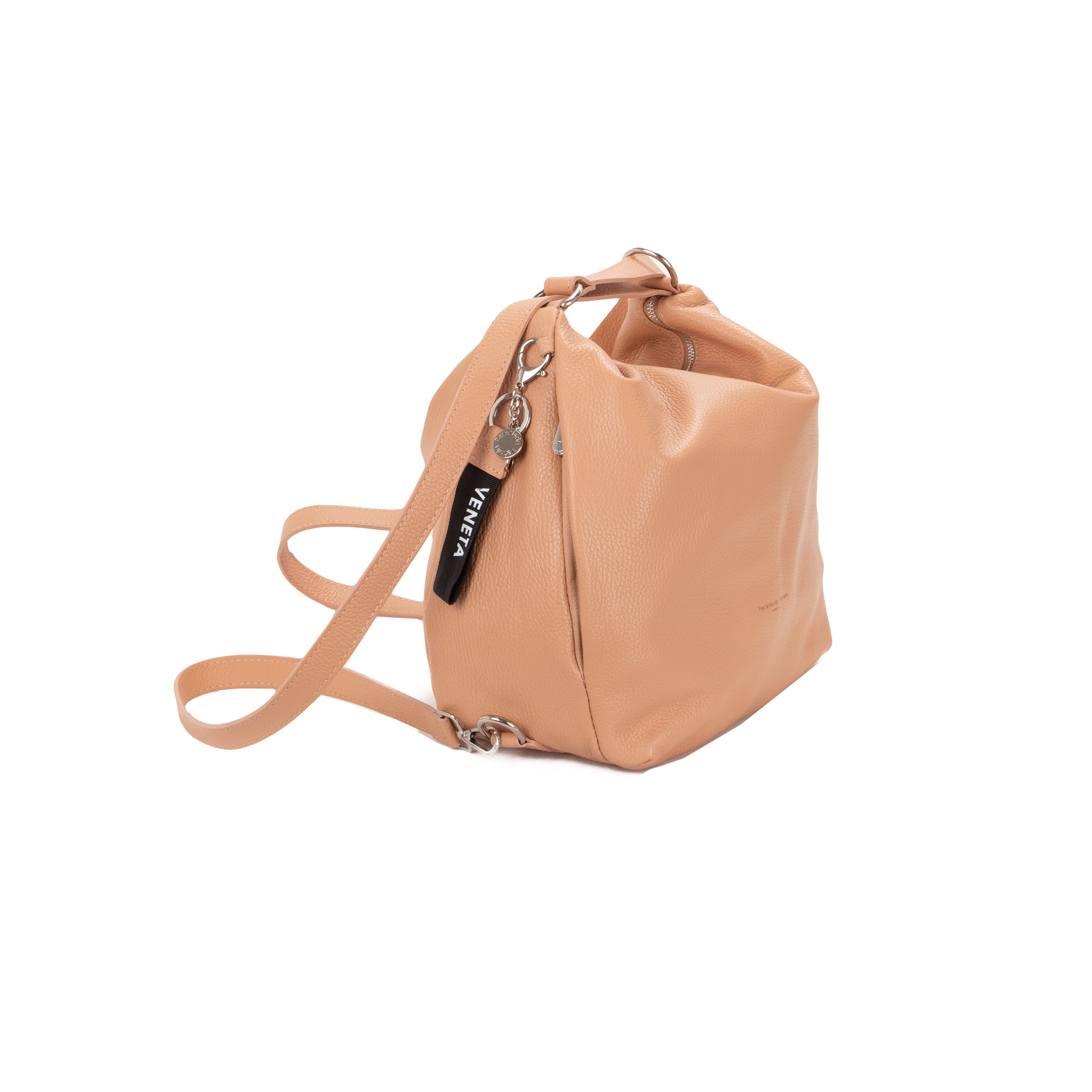 Two-way leather backpack D23030 Lily collection by Pelletteria