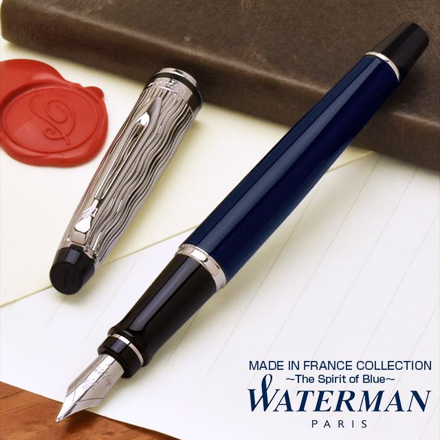 WATERMAN ウォーターマン 万年筆 エキスパート デラックス ブルーCT