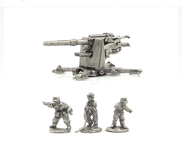 Pendraken 10mm WWII German 15cm sFH 18 howitzer with NW Europe