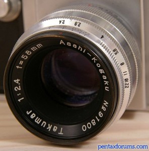Takumar 58mm F2.4 Reviews - M37 Screwmount Prime Lenses - Pentax