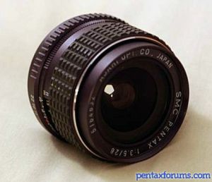 SMC Pentax 28mm F3.5 Reviews - K Prime Lenses - Pentax Lens