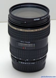 SMC Pentax-FA 645 45-85mm F4.5 Reviews - 645 Zoom Lenses - Pentax