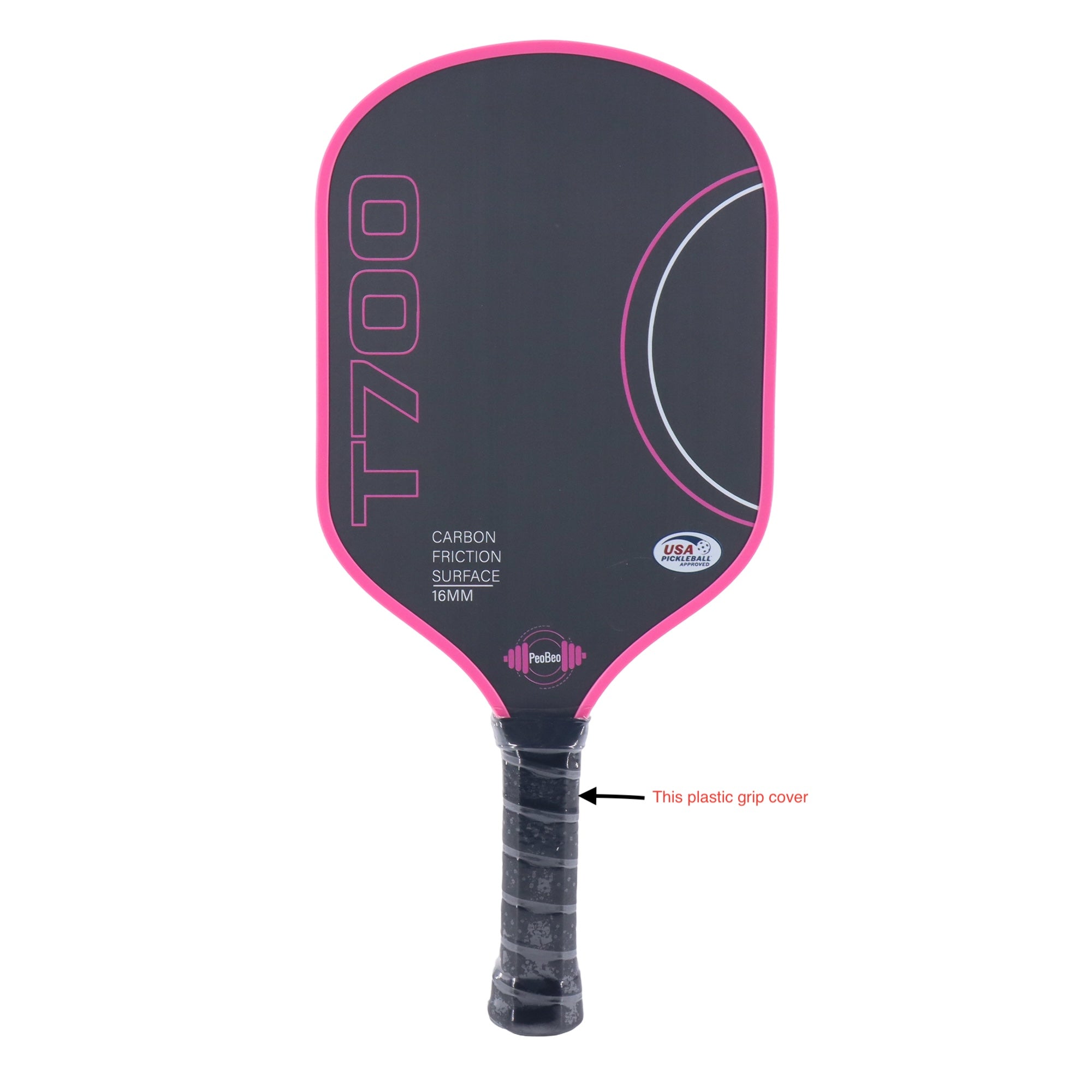 T700 Raw Carbon Fiber Pickleball Paddle – PeoBeo