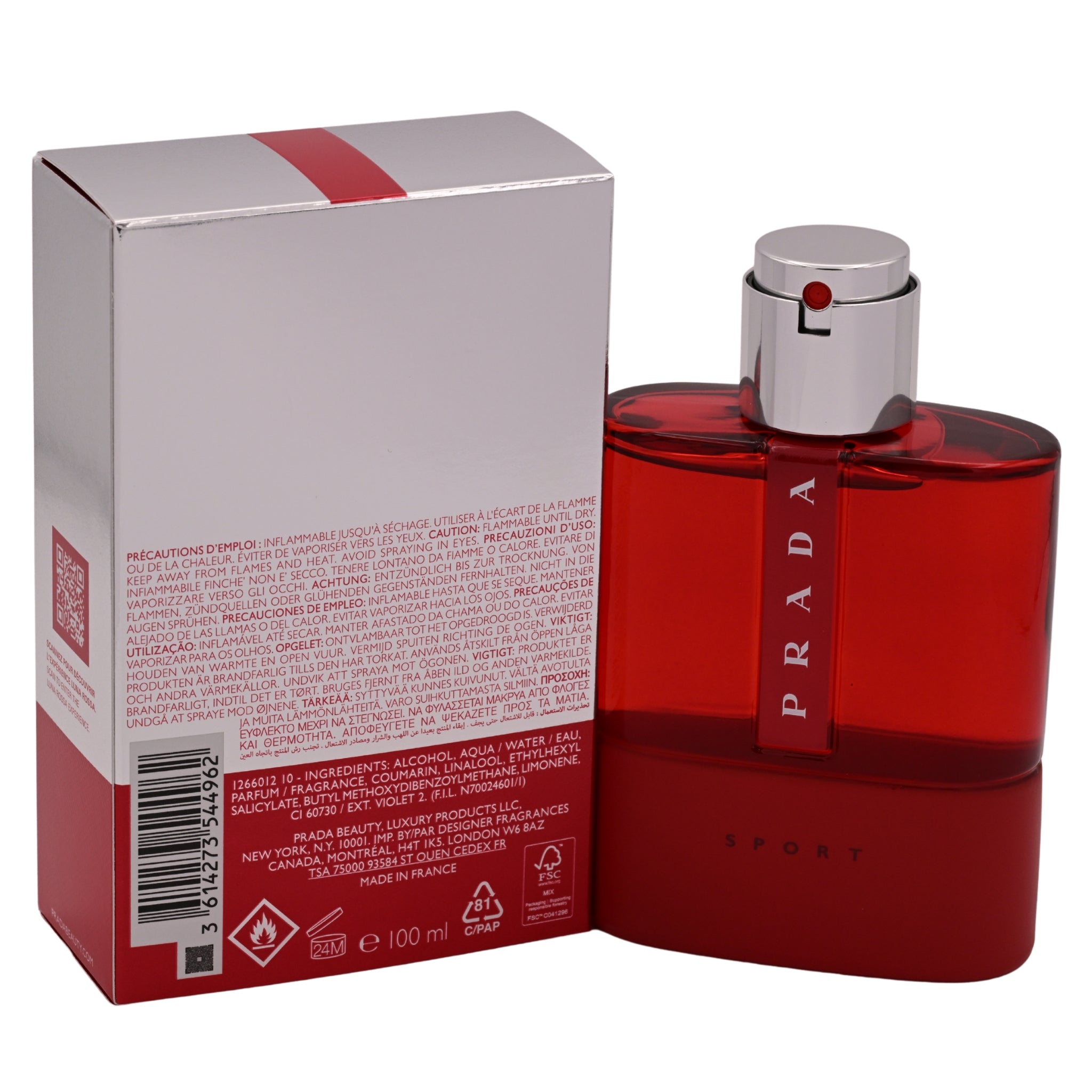 Sport Luna Rossa by Prada cologne for men EDT 3.3 / 3.4 oz New in Box
