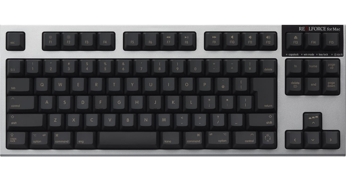 PRESS RELEASE | 高性能キーボード「REALFORCE for Mac」のPFU限定仕様