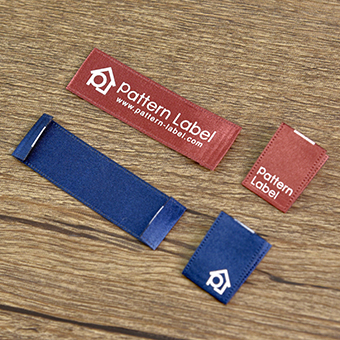 プリントカラータグセット - パターンレーベル