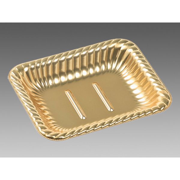 オードブル容器 ティアラ角皿22-17 本体 金 エフピコ | テイクアウト