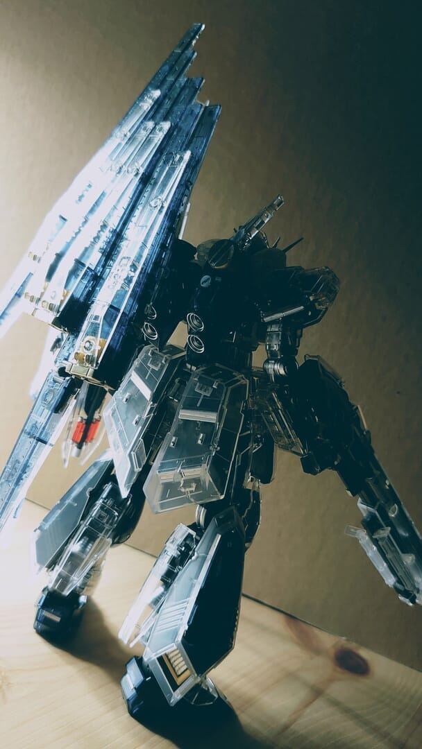 RG「1/144 νガンダムHWS[クリアカラー]」レビュー【後編