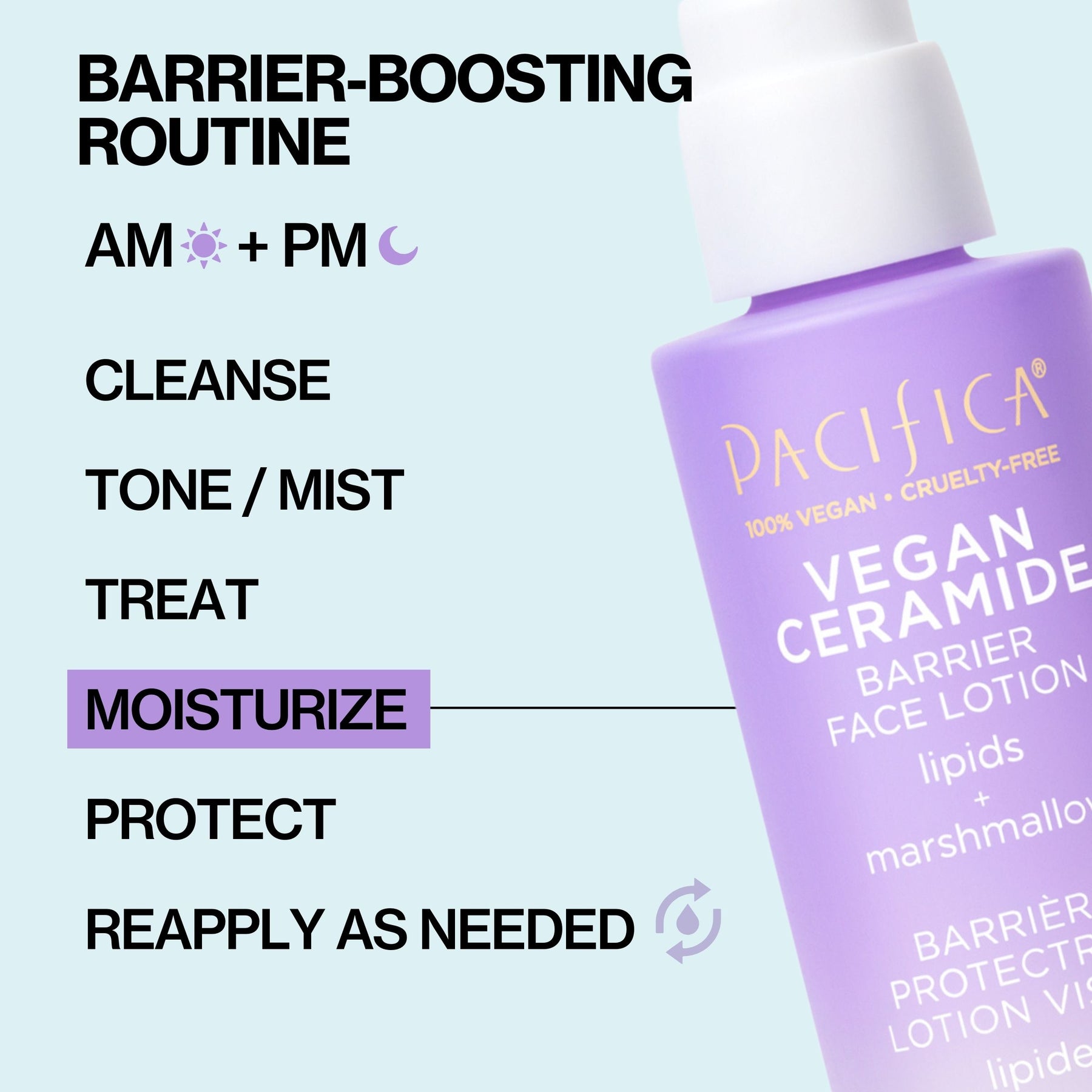 Vegan Ceramide Barrier Face Lotion