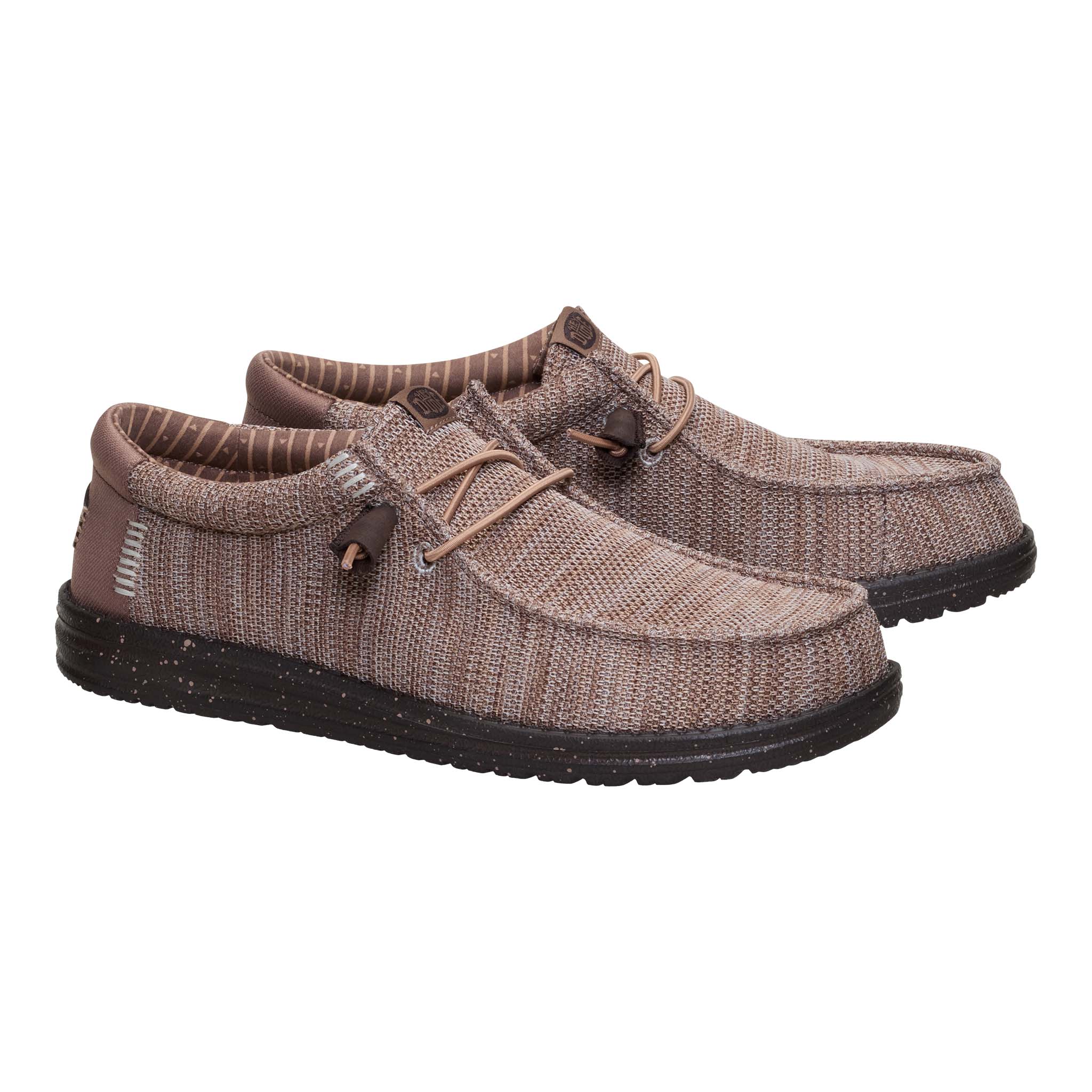Hey Dude Men's Wally Stretch Sox in Deep Taupe | Palmetto Moon