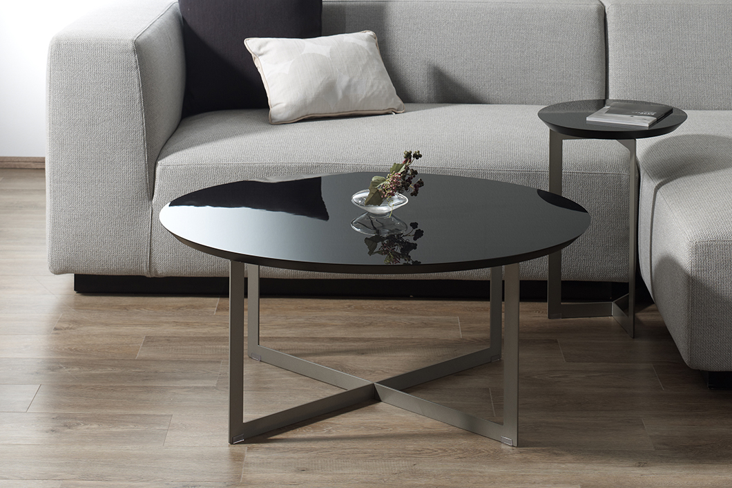 パウモナ Pamouna リビングテーブル TU サイドテーブル 鏡面仕上げ円