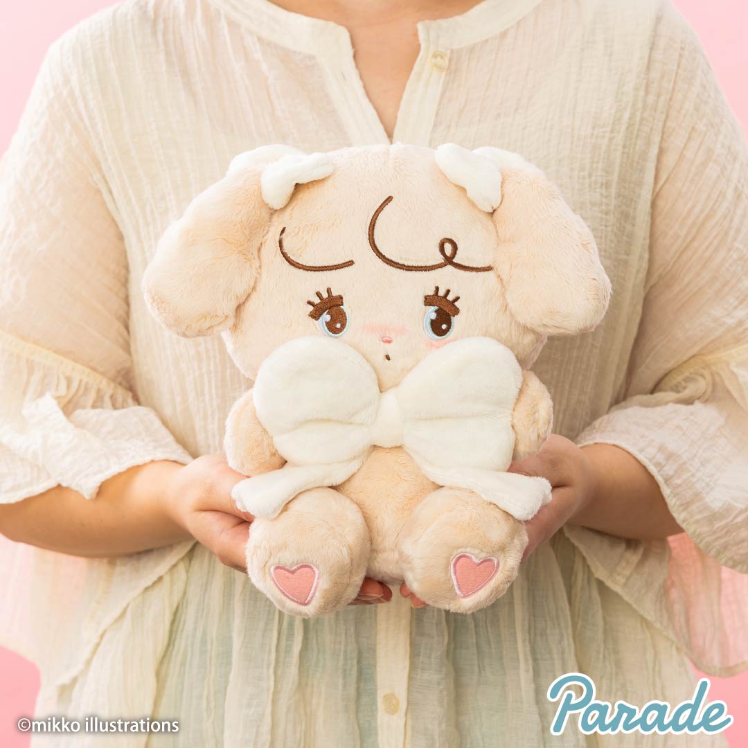 mikko characters 抱きしめおリボンぬいぐるみ | 商品紹介 | 株式会社