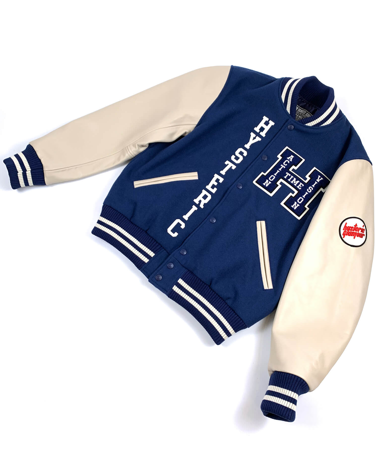 HYSTERIC GLAMOUR No see evil スタジャン Lサイズ HYSTERIC GLAMOUR