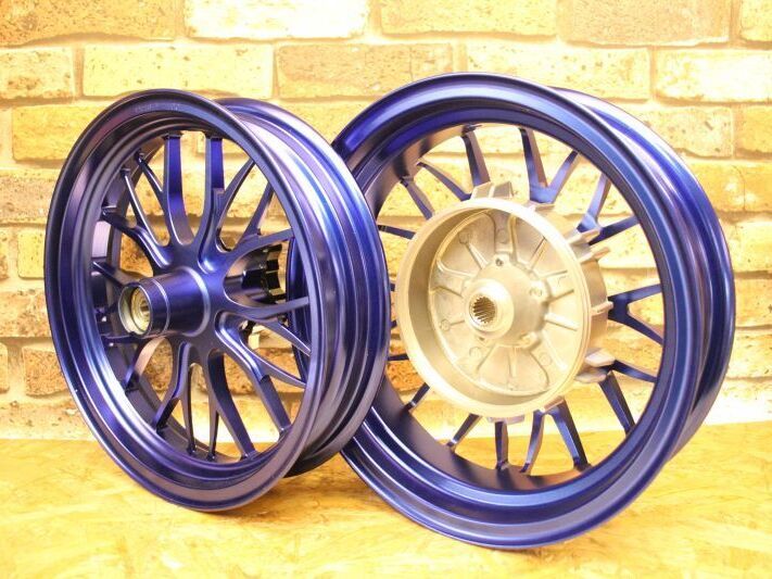 3,000Pバック！MOS鍛造ホイール GX-10 前後セット 艶消しゴールド [1