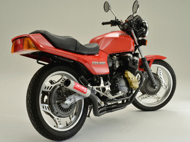 CBX400F ワルツ機械曲げマフラー ブラック / パステルロード