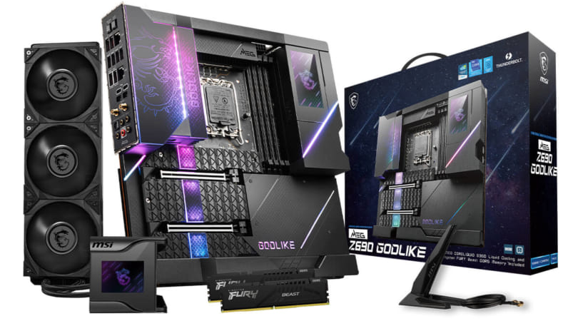 水冷クーラーとDDR5メモリセットの超ハイエンドマザーボード MSI MEG