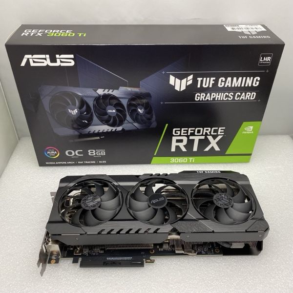 ASUS 〔中古〕GeForce RTX 3060Ti TUF-RTX3060TI-O8GD6X-GAMING（中古