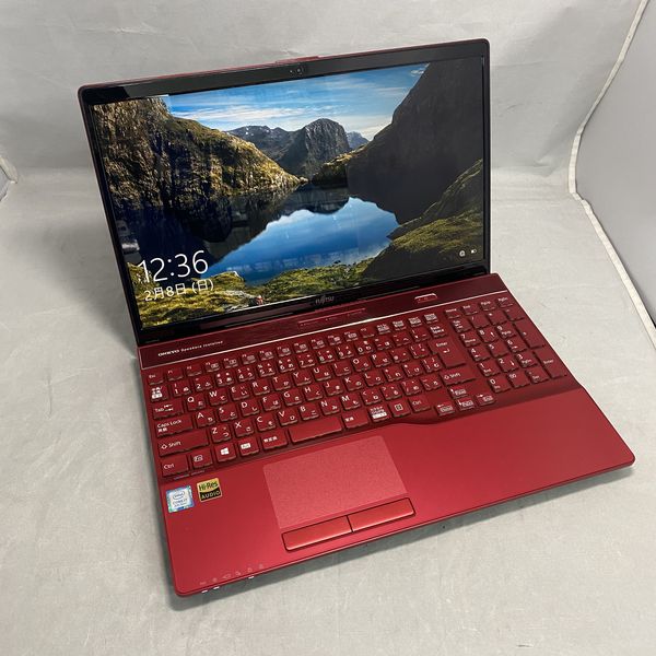 FUJITSU 〔中古〕LIFEBOOK AH ガーネットレッド FMVA53B3R Core i7