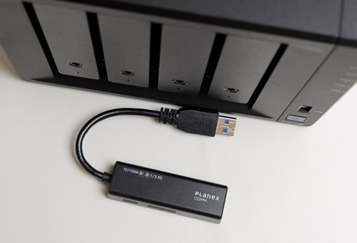 Synology NASをUSB有線LANアダプターで2.5GbE化（前編）｜プラネックス