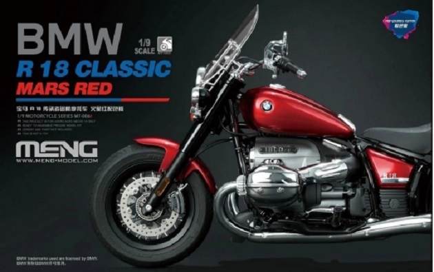 MT-006T MENG Model Мотоцикл BMW R 18 Classic, Mars Red 1/9