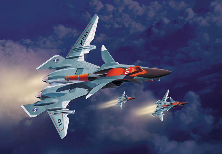 プラモデル :: 飛行機 :: 戦闘妖精雪風 FRX-99 レイフ 「TYPEハンマー