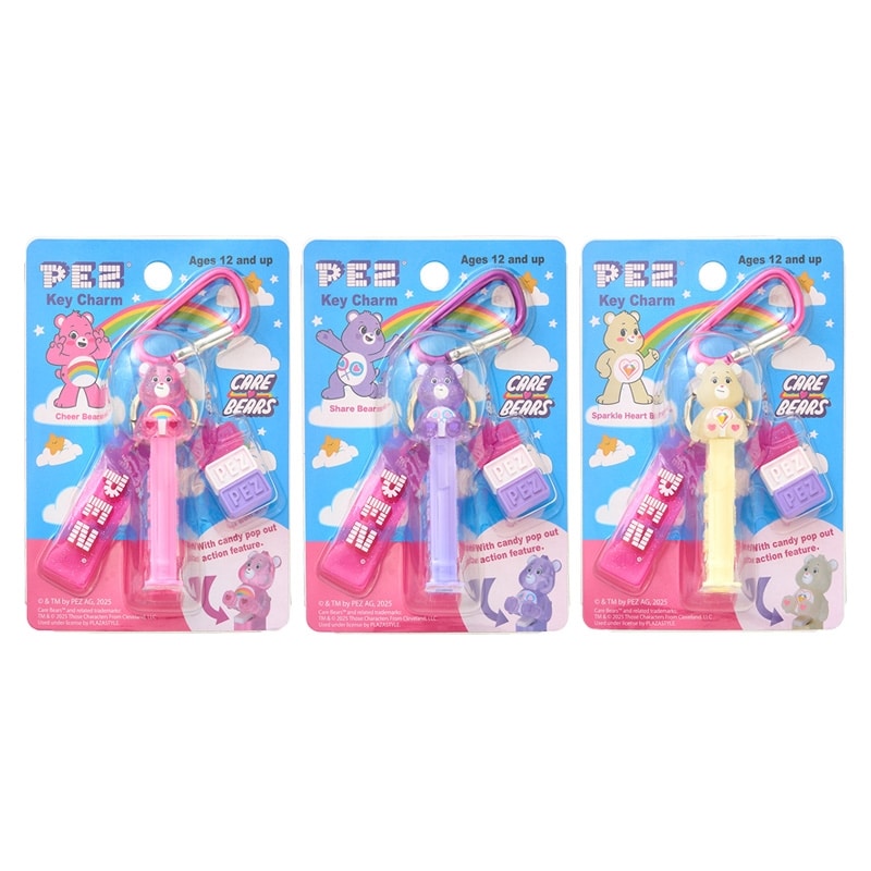 Care Bears ケアベア PEZ ペッツ クリアキーリング(チアベア): 通常